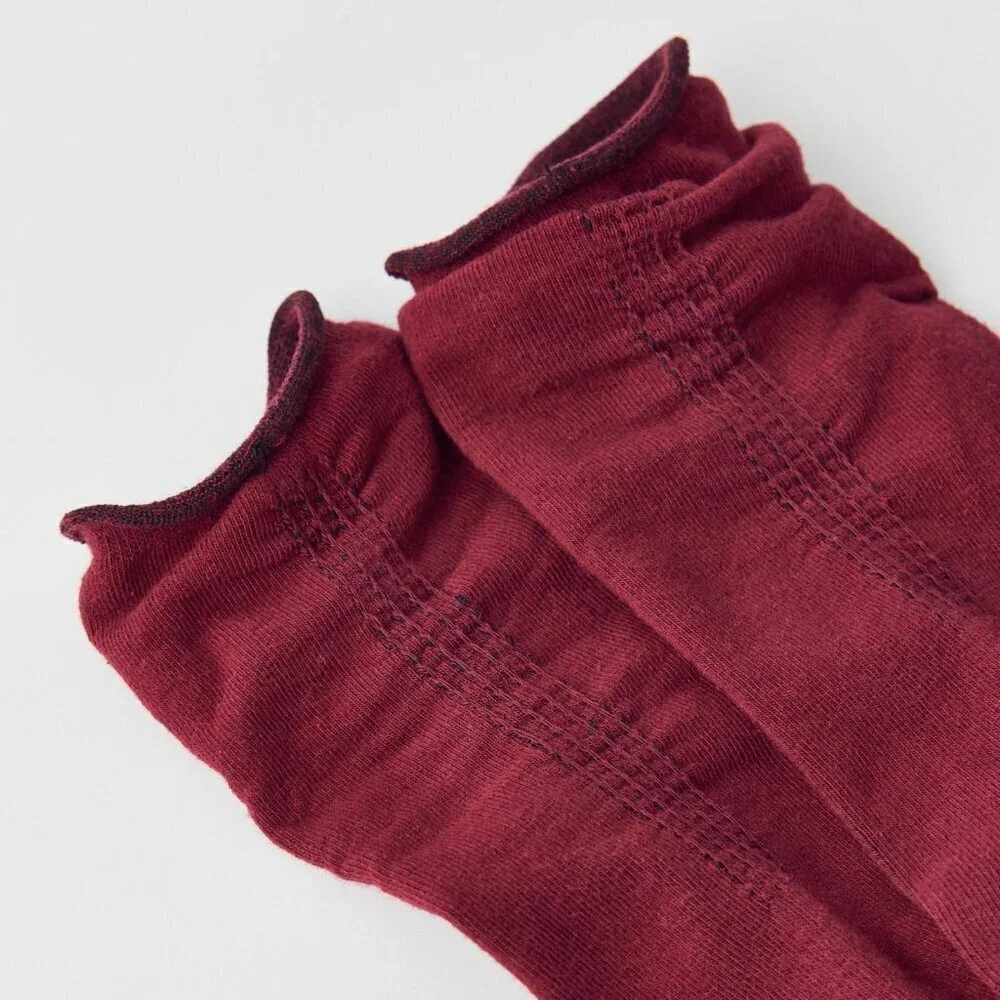 NWT Urban Outfitters Lightweight Red Slouch Socks